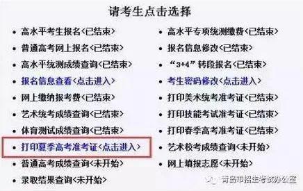 2022 年夏季高考准考证打印时间及注意事项图3