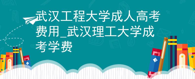 武汉工程大学成人高考费用_武汉理工大学成考学费