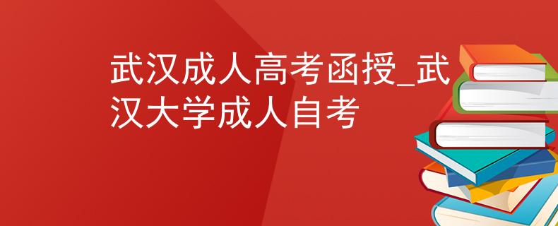 武汉成人高考函授_武汉大学成人自考