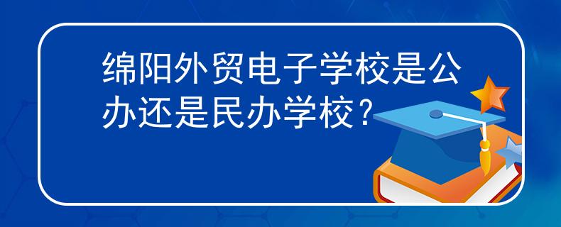 绵阳外贸电子学校是公办还是民办学校？