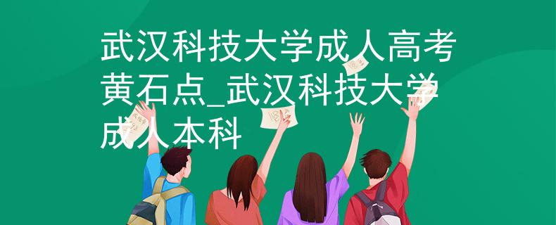 武汉科技大学成人高考黄石点_武汉科技大学成人本科