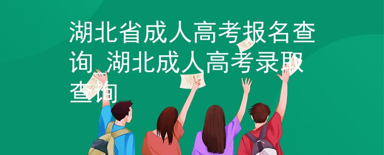 湖北省成人高考报名查询_湖北成人高考录取查询