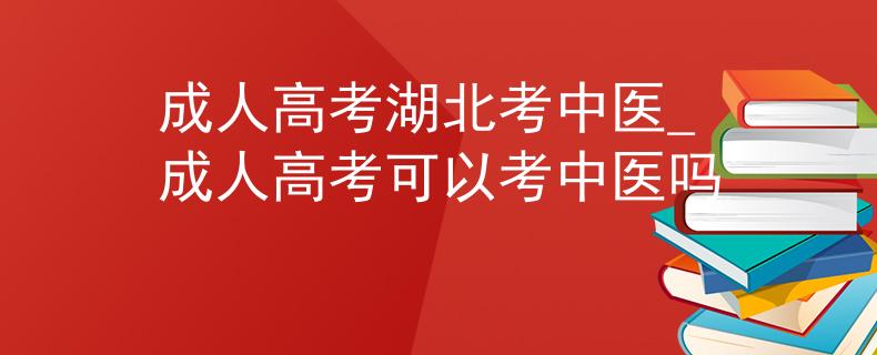 成人高考湖北考中医_成人高考可以考中医吗